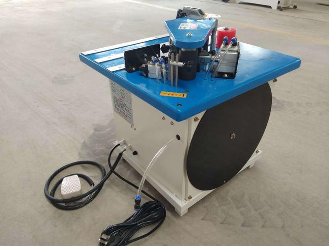 兰康机械双面涂胶自动断带封边机 现代木工与家具板材封边的效率之选