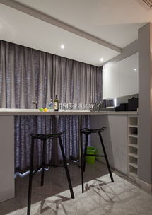 120平冷酷风三居 40万打造高端机械美学空间